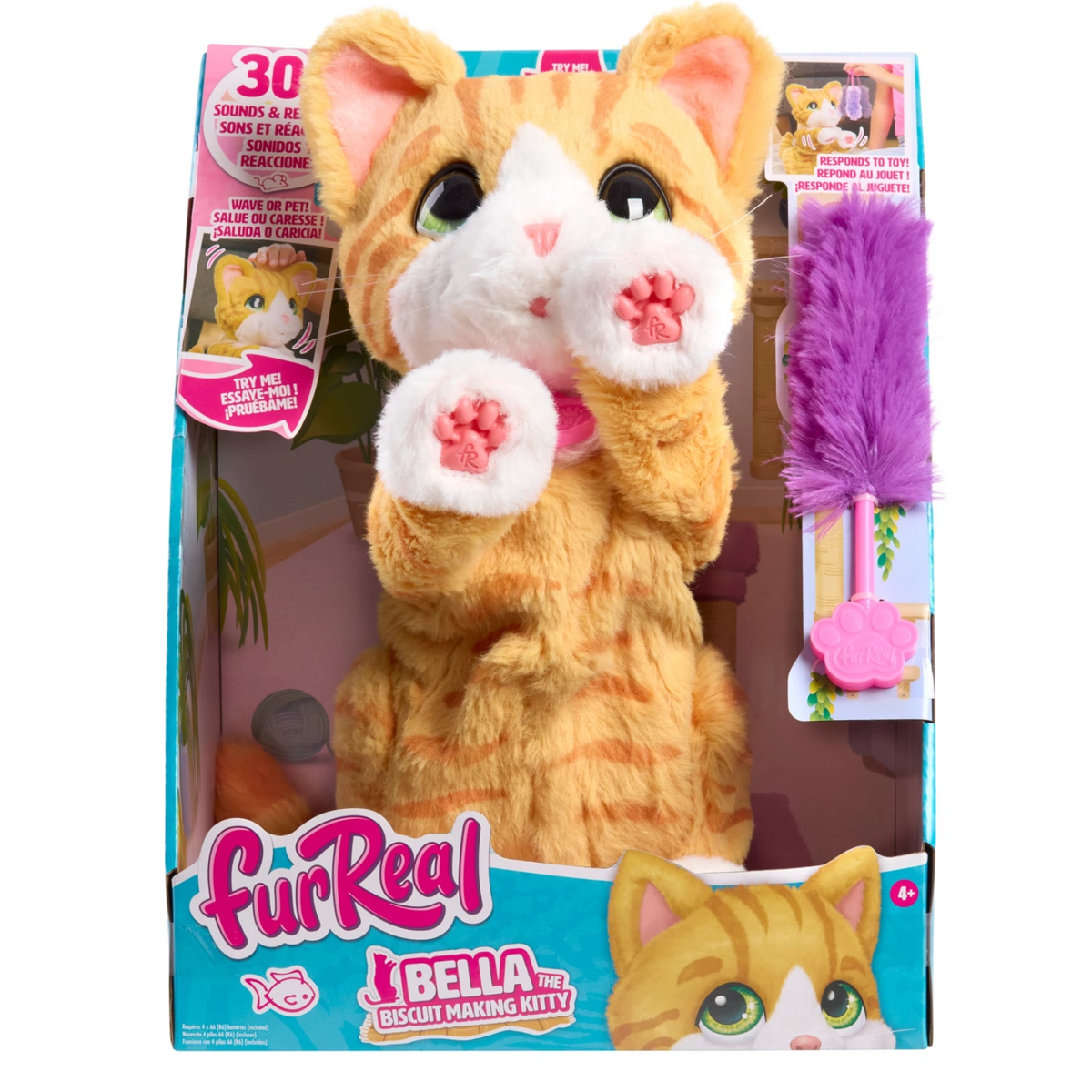 FurReal Friends Bella the Biscuit-Making Kitty Interactive Cat New Toy
