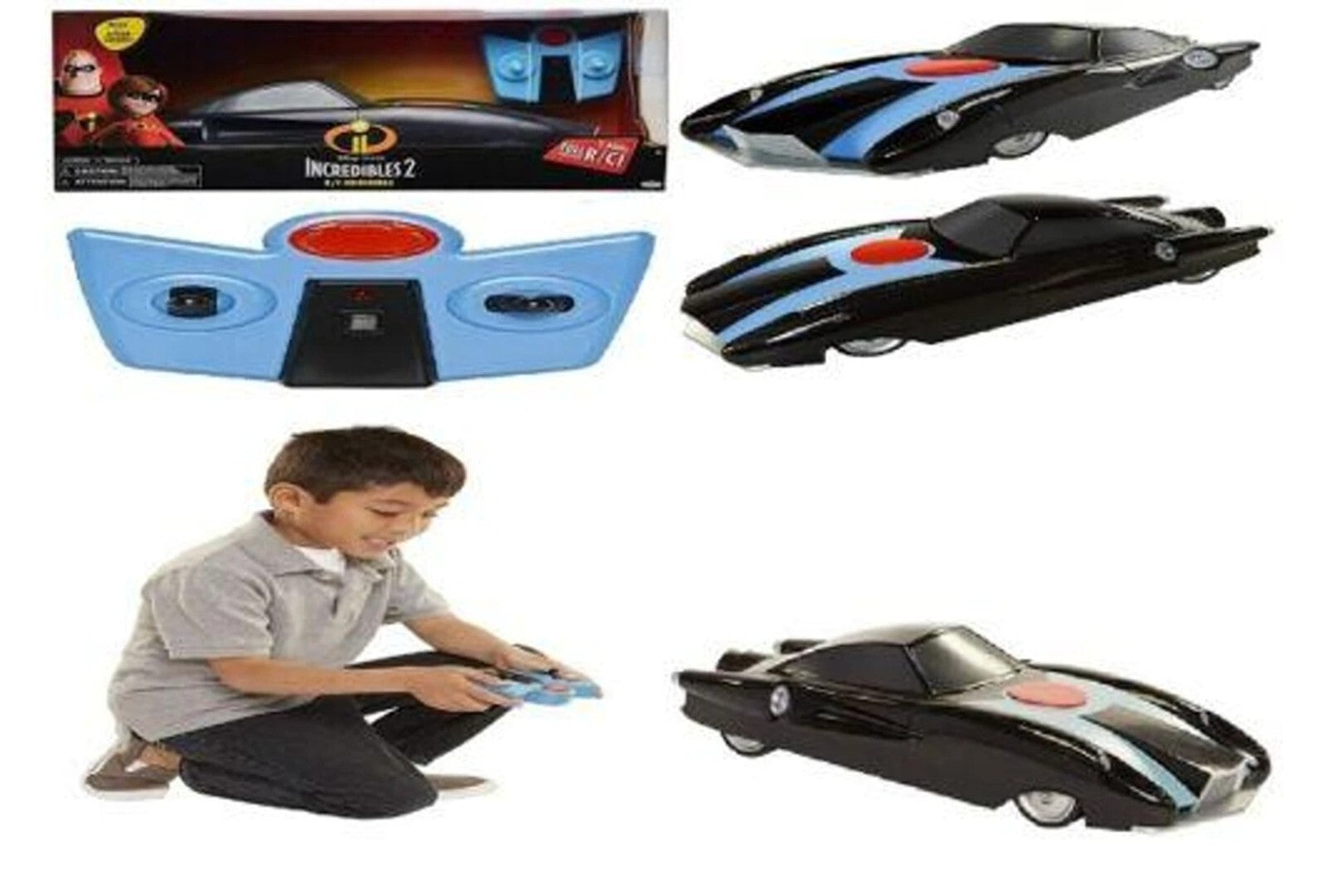 The Incredibles 2 RC Incredible Car 2.4GHz Ages 8+ Remote Control Play IR Race