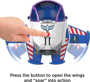 Fisher-Price Imaginext Buzz Lightyear Space Mission Ship Ages 3+ Toy Play Gift