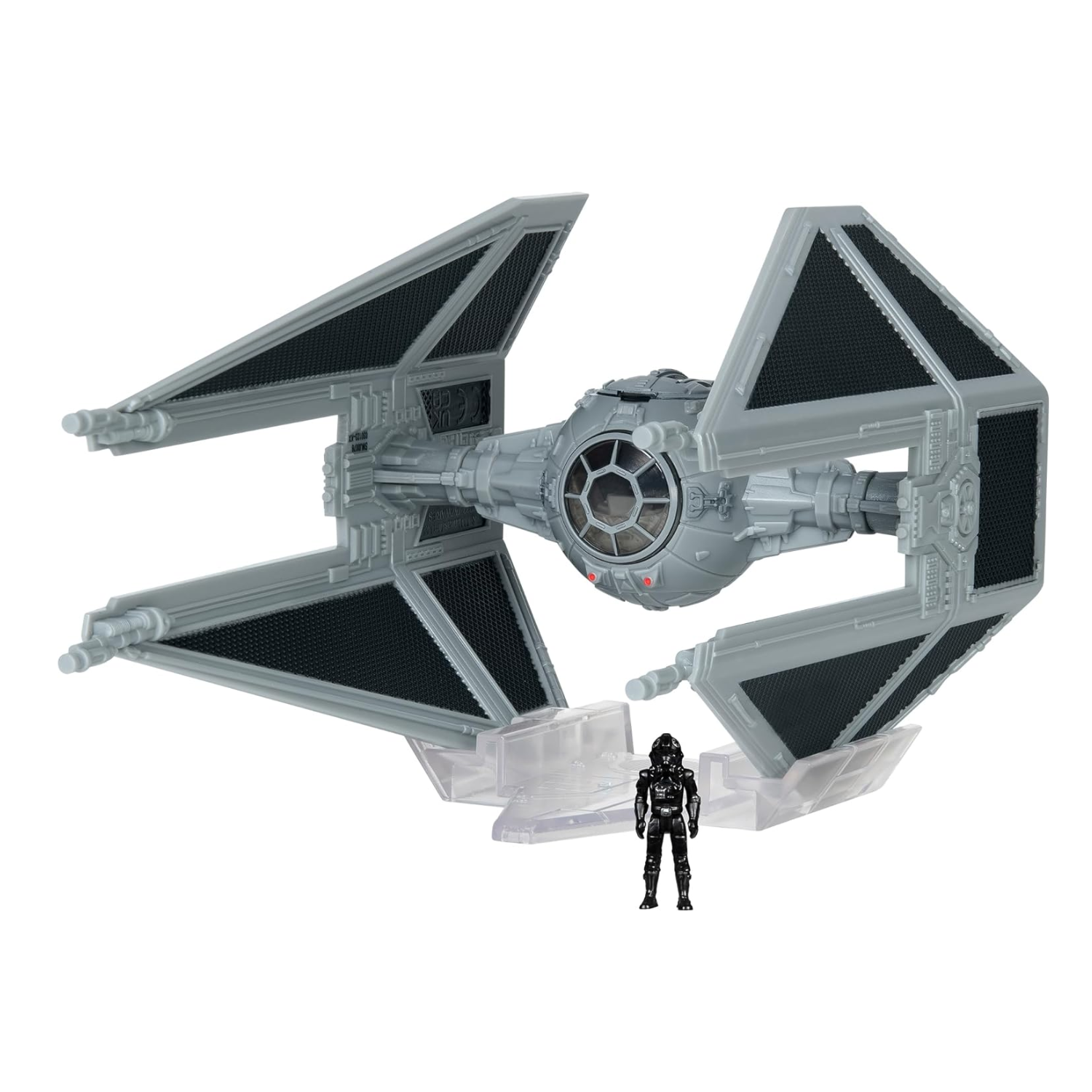 Star Wars Micro Galaxy Squadron TIE Interceptor 3 Inch Vehicle Pilot Figure 8+