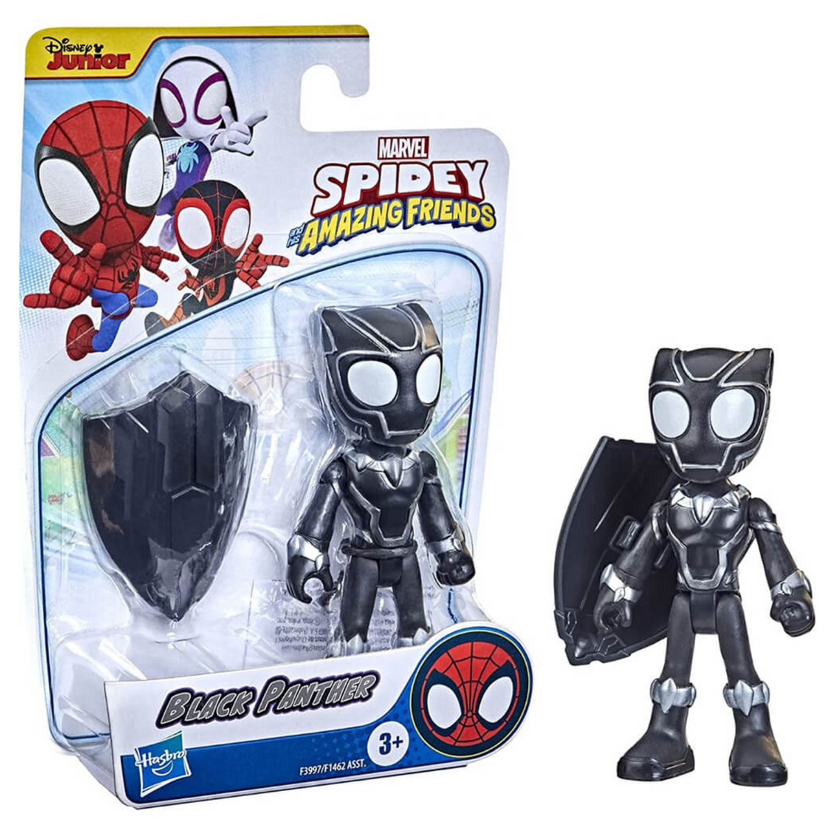 Spidey and His Friends 10 CM Black Panther Figure With Accessory New Toy