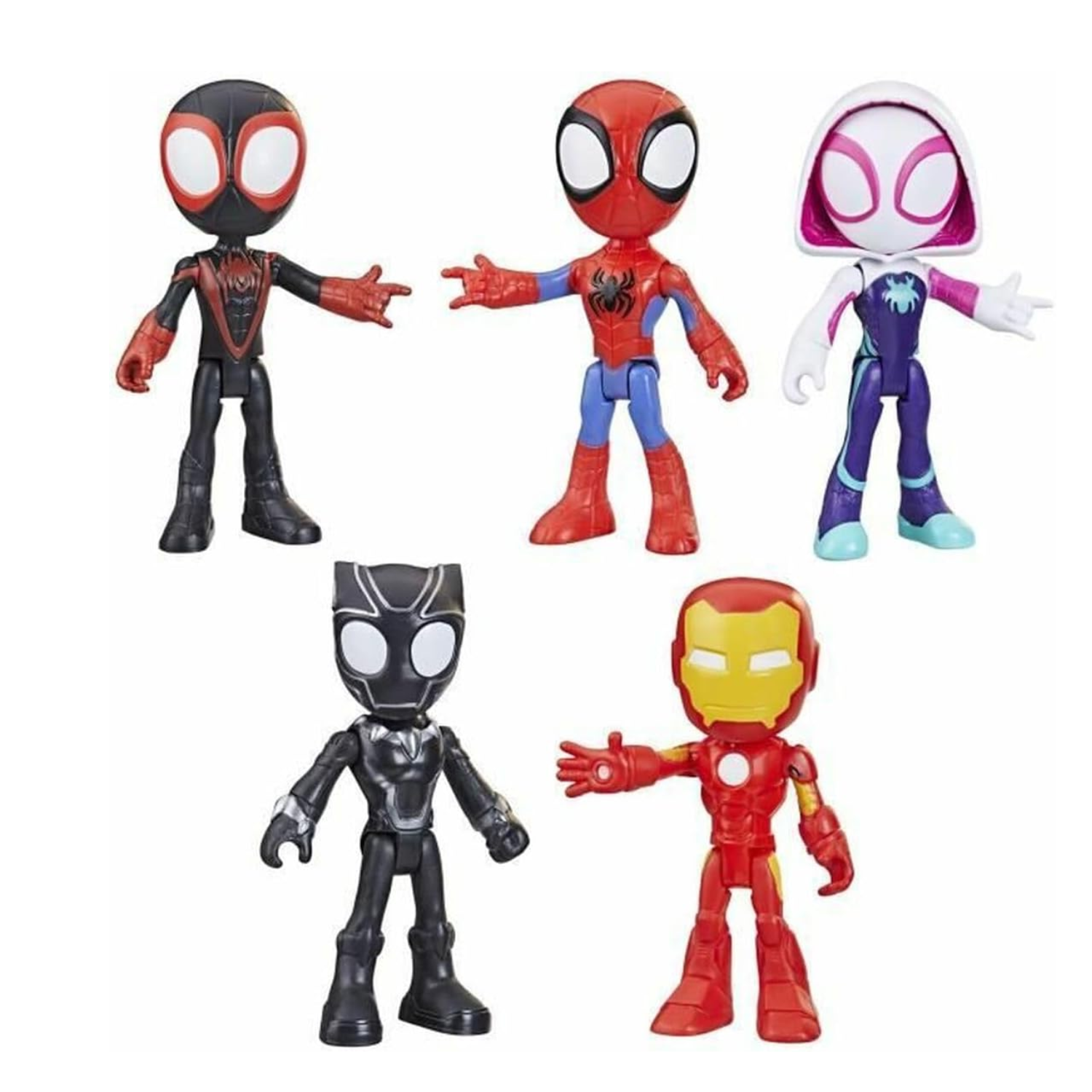 Spidey Hero Collection 6 Figure Playset Ages 3 Plus Action Superhero Pack