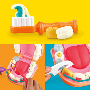 Play-Doh Drill n Fill Dentist Playset Drill Teeth Add Metallic Fillings 3+