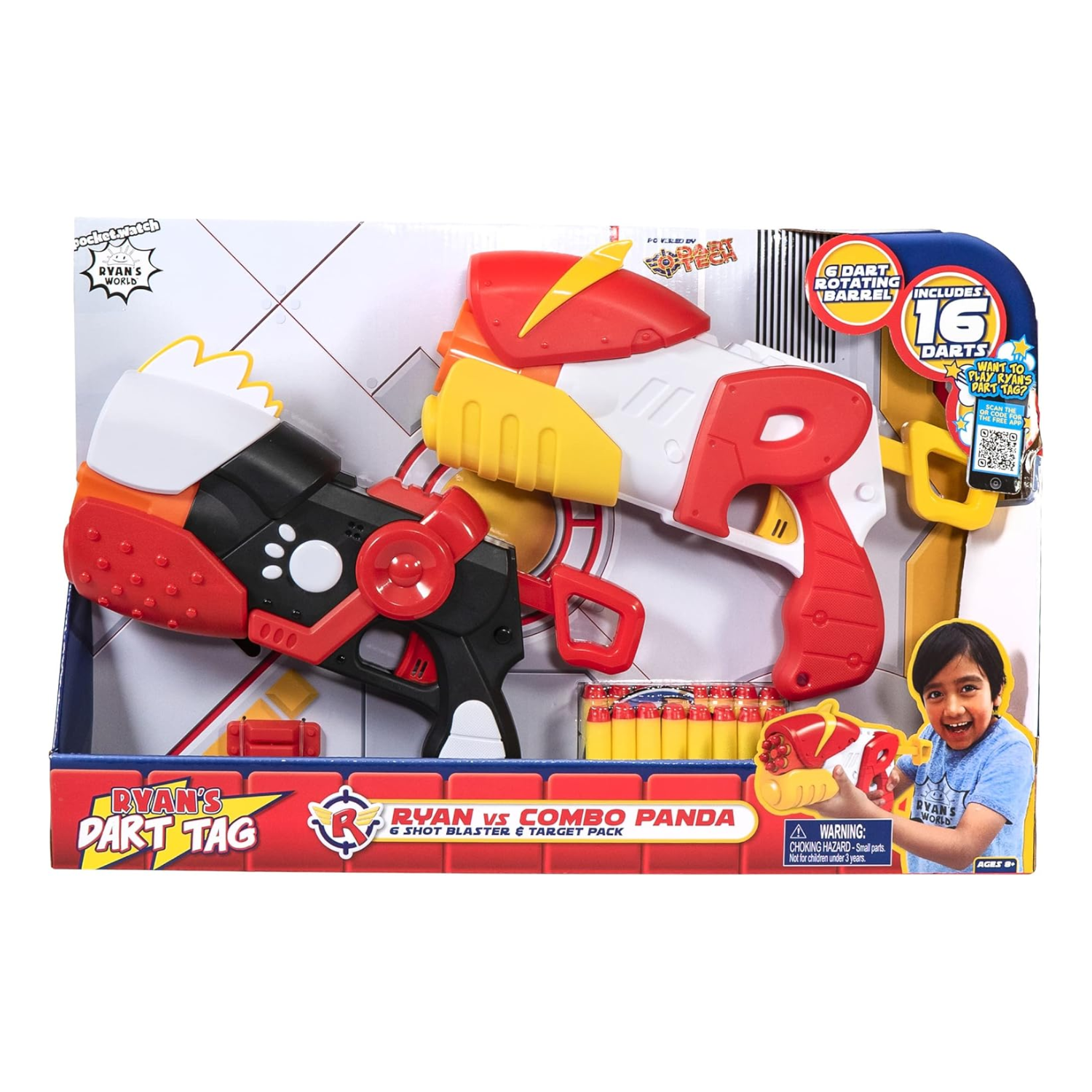 Ryan World Dart Tag Combo 2 Pack Blasters New Toy