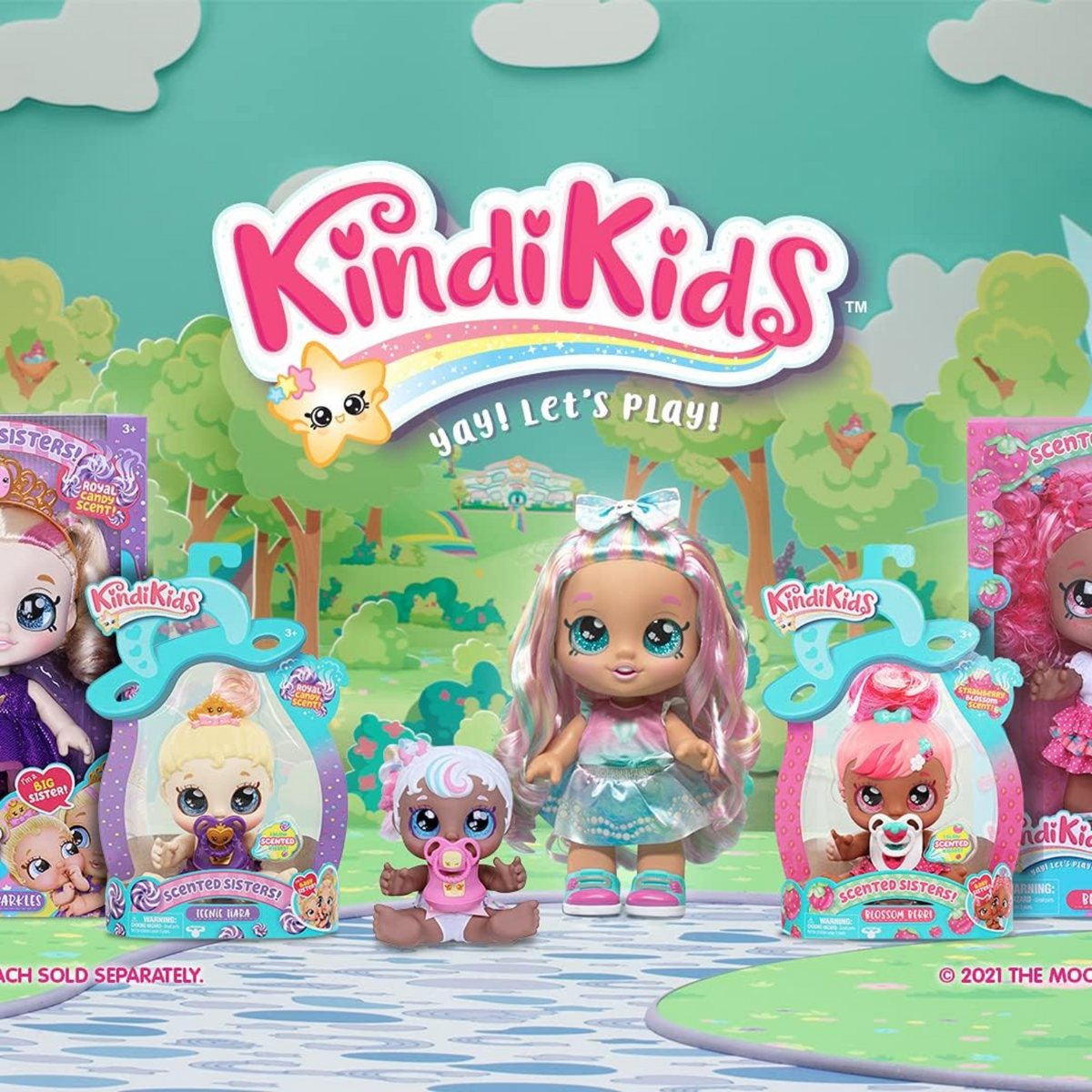 Kindi Kids Scented Big Sister Pearlina Preschool Doll New toy