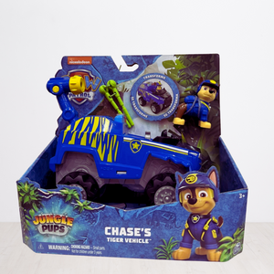 PAW Patrol Chase Jungle Pups Vehicle New Toy Truck with Collectible