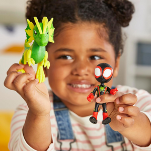 Spidey and Friends Dino Webs New Toy Miles and Electrosaurus