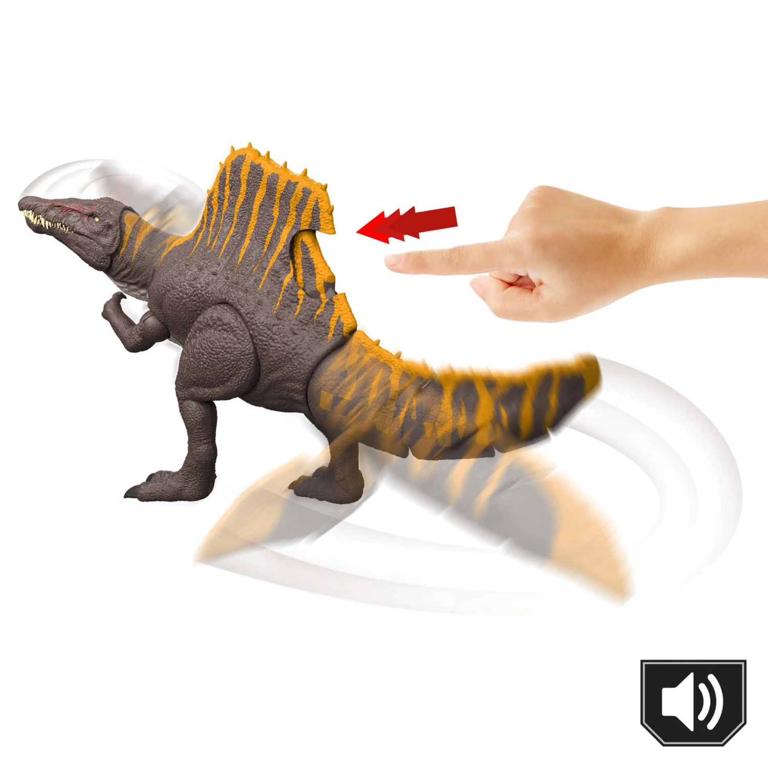 Jurassic World Rebirth Tail Thrasher Spinosaurus New Dinosaurus Toy