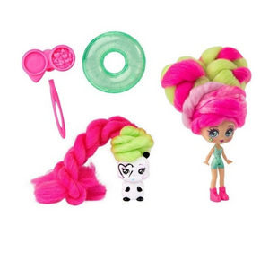 CandyLocks Surprise Scented Collectable Doll and Pet With Long Hair Accessory