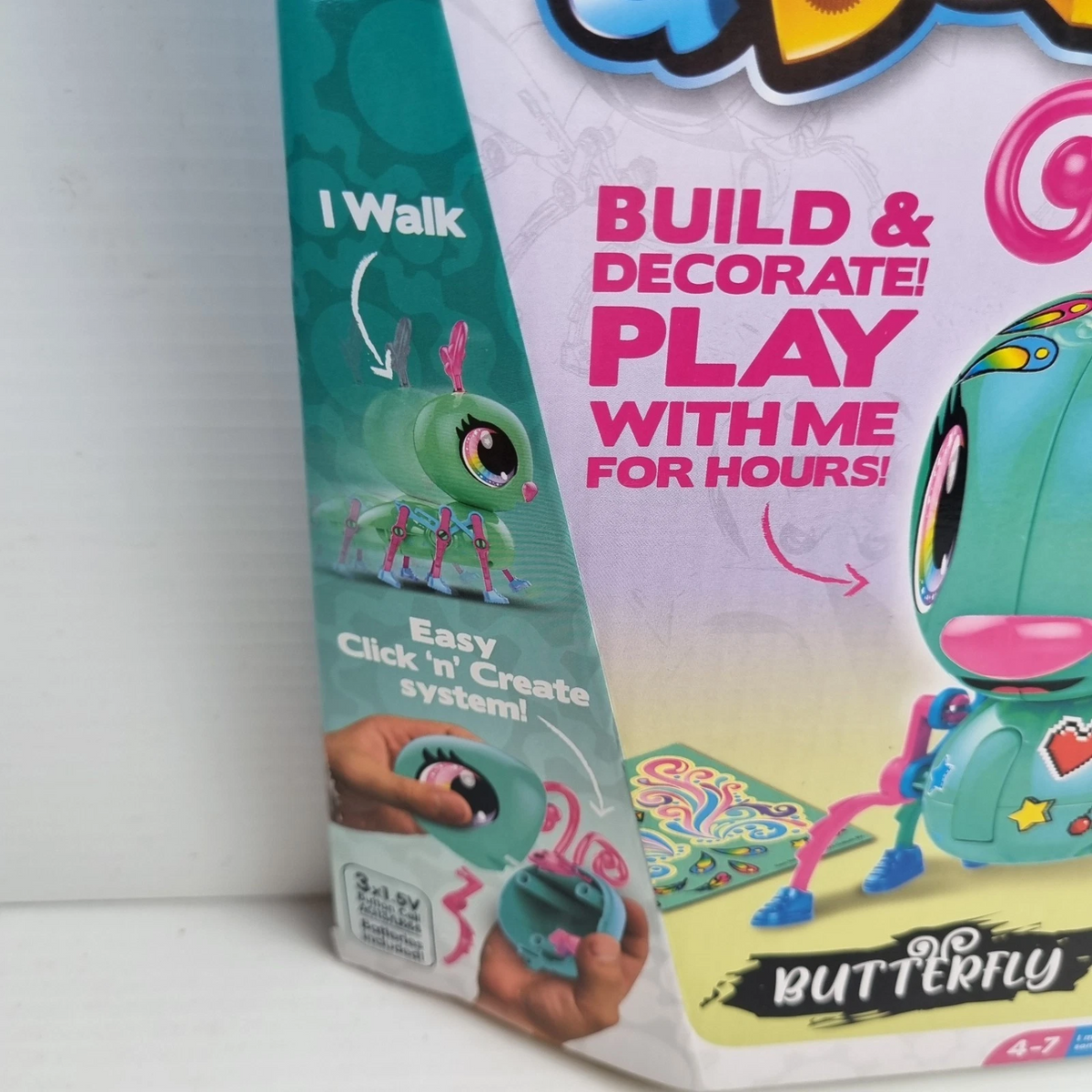 Build a Bot Build Your Own Interactive Pet Butterfly New Toy