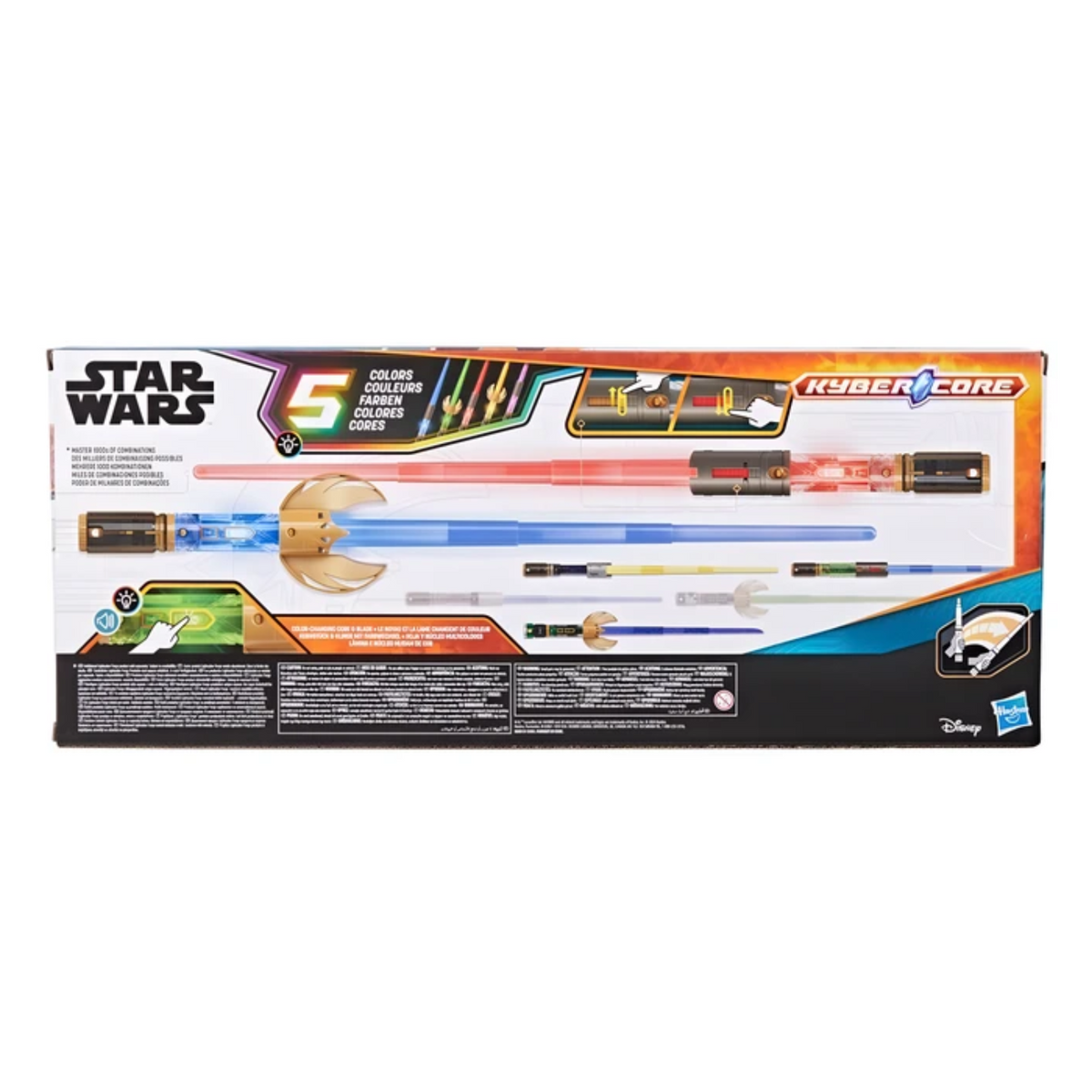 Star Wars Lightsaber Forge Force Kybercore 5-in-1 Colours Changing Blade New Toy