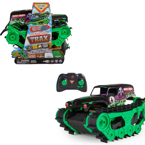 Monster Jam Grave Digger Trax RC 1:15 Scale All Terrain Remote Control Vehicle T
