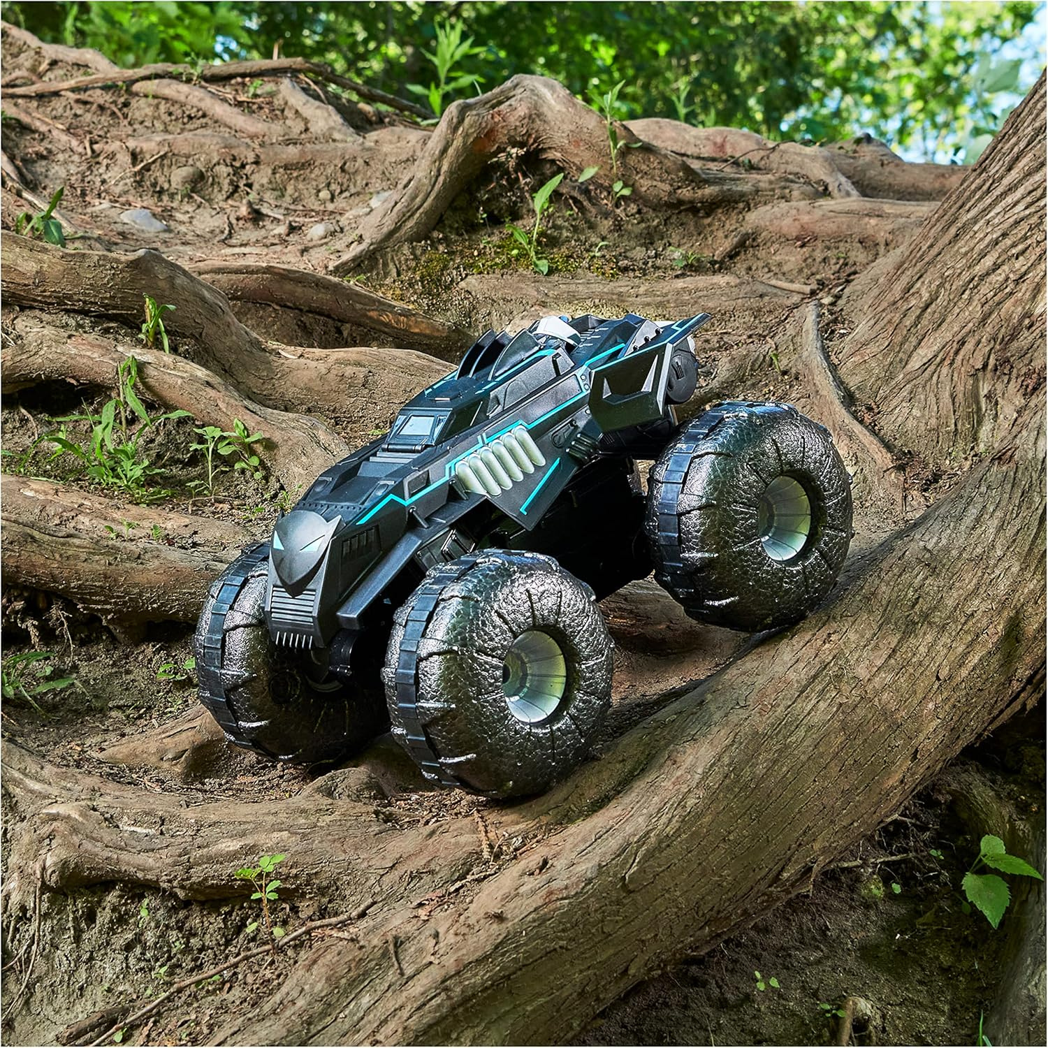 DC Batman RC All-Terrain Batmobile Car Drives on Water Mud Snow Grass