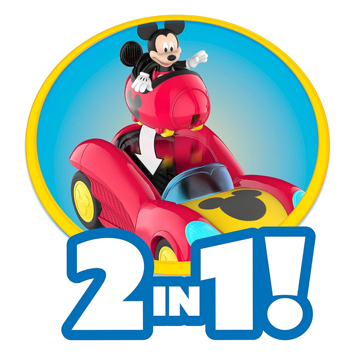 Disney Junior Mickey Mouse Funhouse Transforming Vehicle New Toy