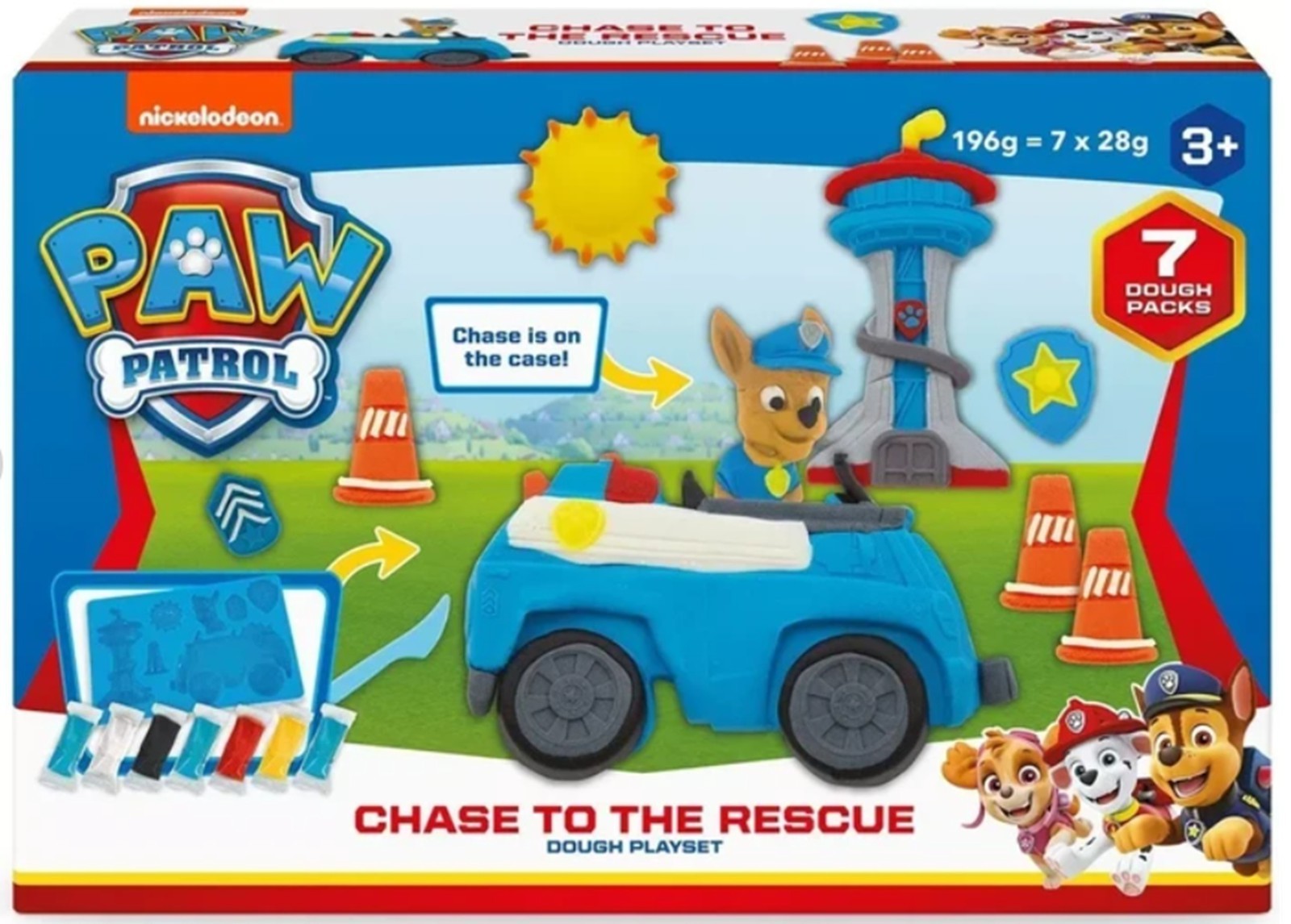 Paw Patrol Rescue Dough Playset Marshall Chase Ages 3+ New Toy Play