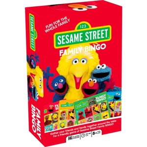 Sesame Street Family Bingo Board Game 8+ Years New Toy