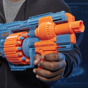 Nerf Elite 2.0 Shockwave RD-15 Blaster 30 Nerf Darts Rotating Drum Pump Action