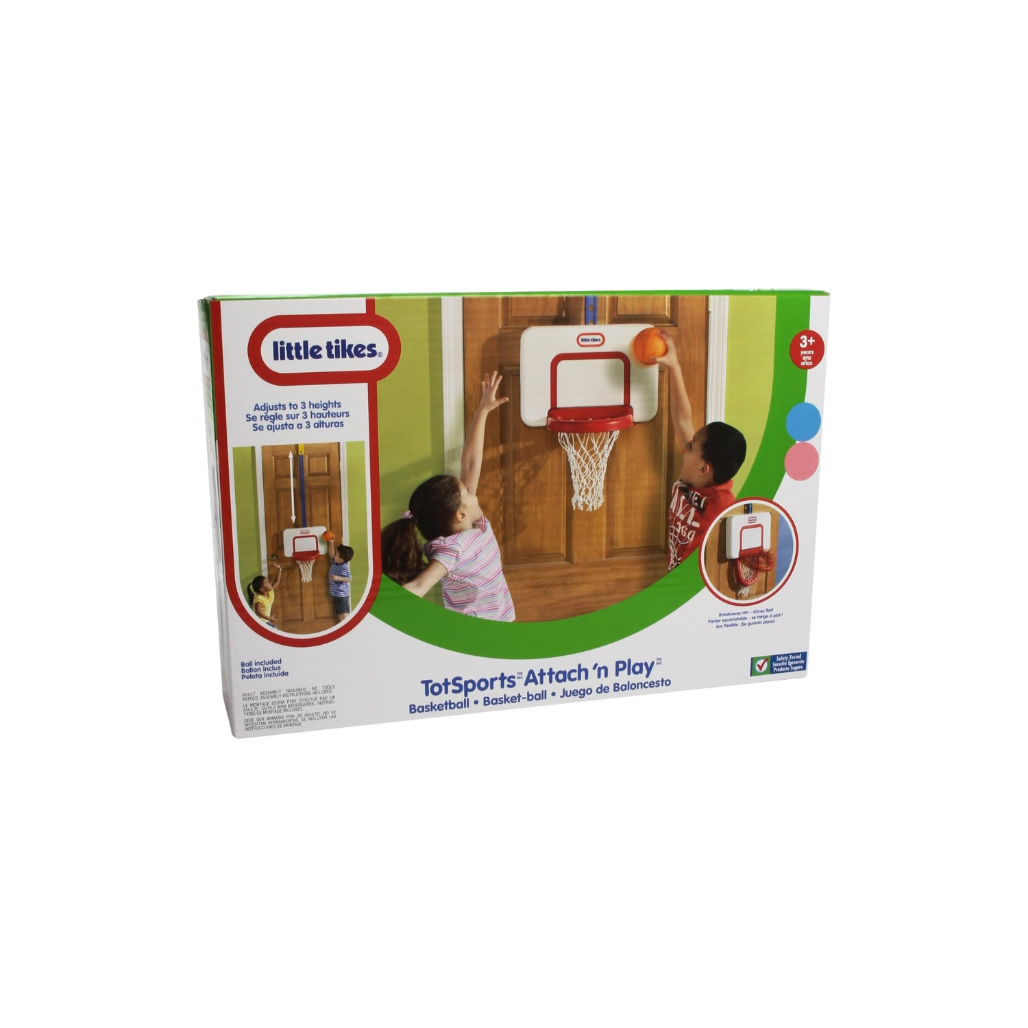 Little Tikes Attach 'n Play Basketball Set Over the Door Hoop Kids Toy Ages 3+