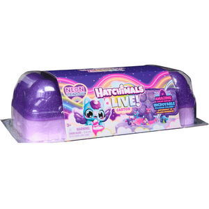Hatchimals Alive Neon Rainbow Egg Carton Set 5 Surprise Eggs 11 Accessories
