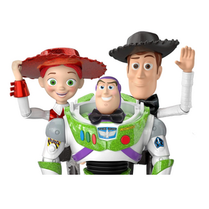 Disney Pixar Toy Story 3-Pack Hollywood Stars Glittery Woody Buzz Lightyear Jess