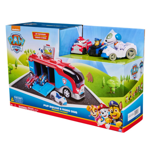 PAW Patrol Pup Squad Mission Cruiser Toy Truck with Pup Racers Figures and Cars