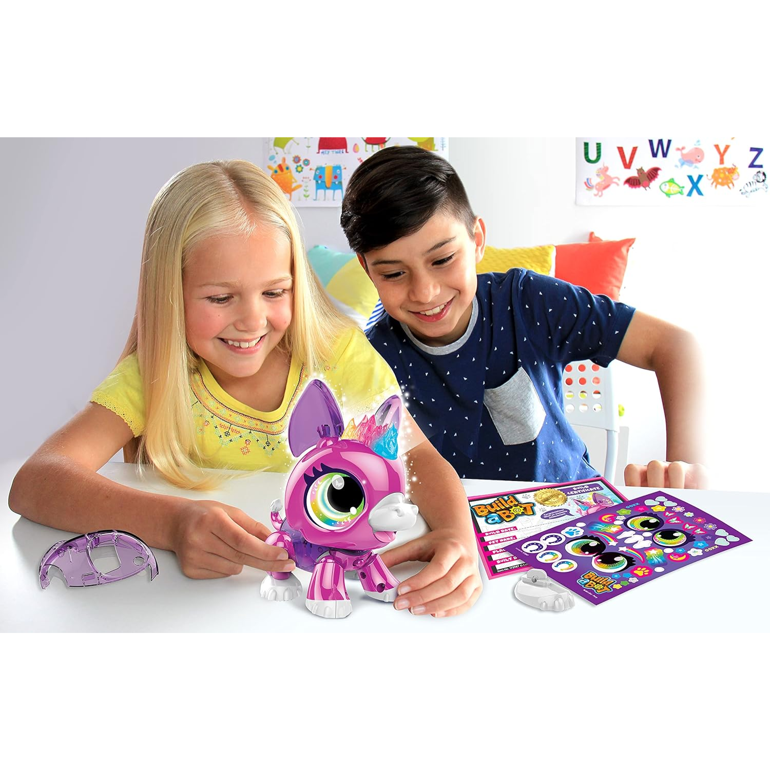 Build A Bot Robotic Pony Light Sounds STEM Learning Interactive Toy for Kids