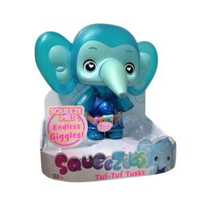 Large Squishy Elephant & Motorized Bubble Bus Toy Set – Ages 3+ Sensory Play Gif