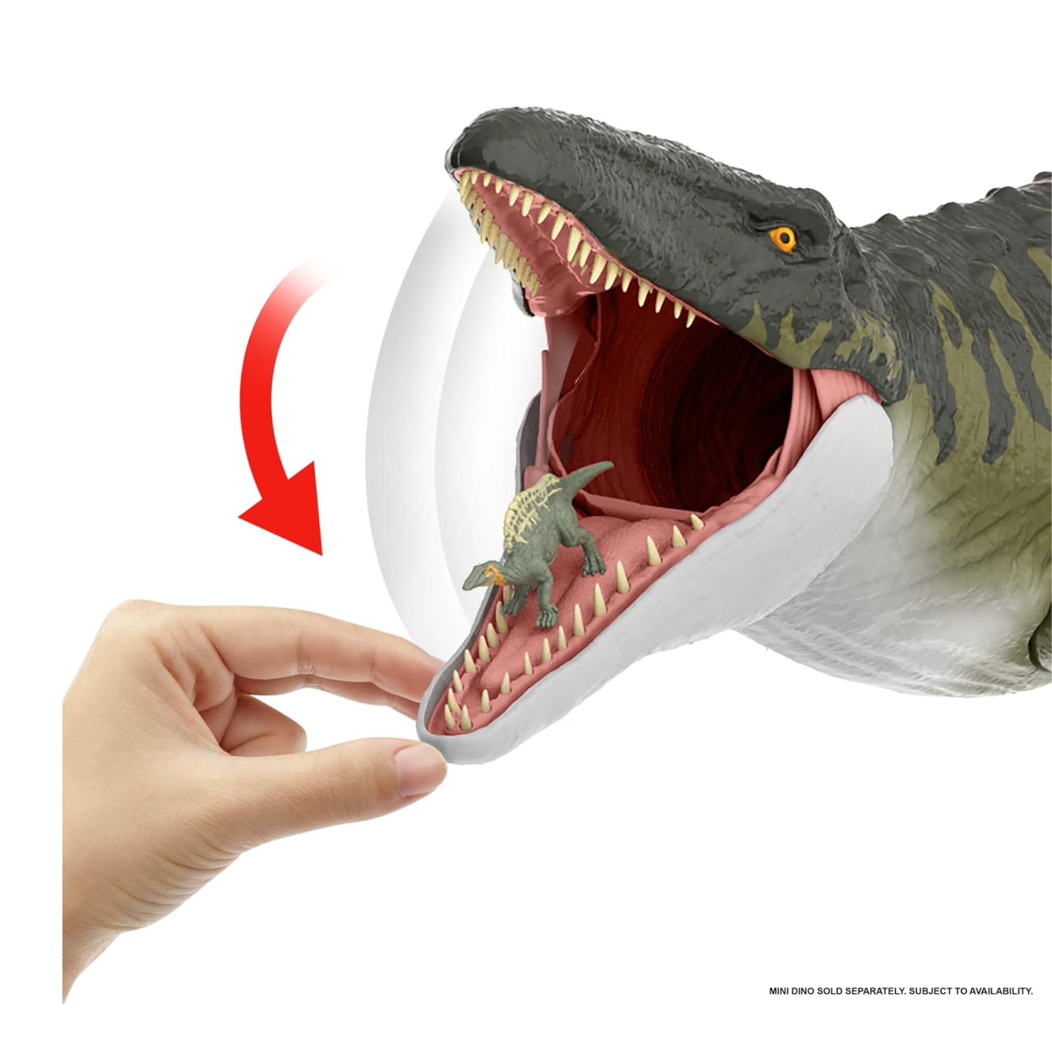 Jurassic World Rebirth Super Colossal Mosasaurus Swallow Action Dinosaur Play