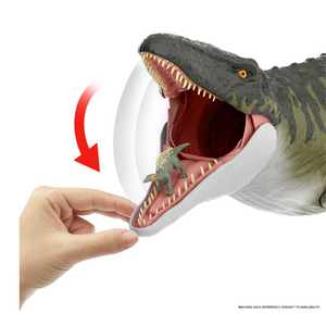 Jurassic World Rebirth Super Colossal Mosasaurus Swallow Action Dinosaur Play