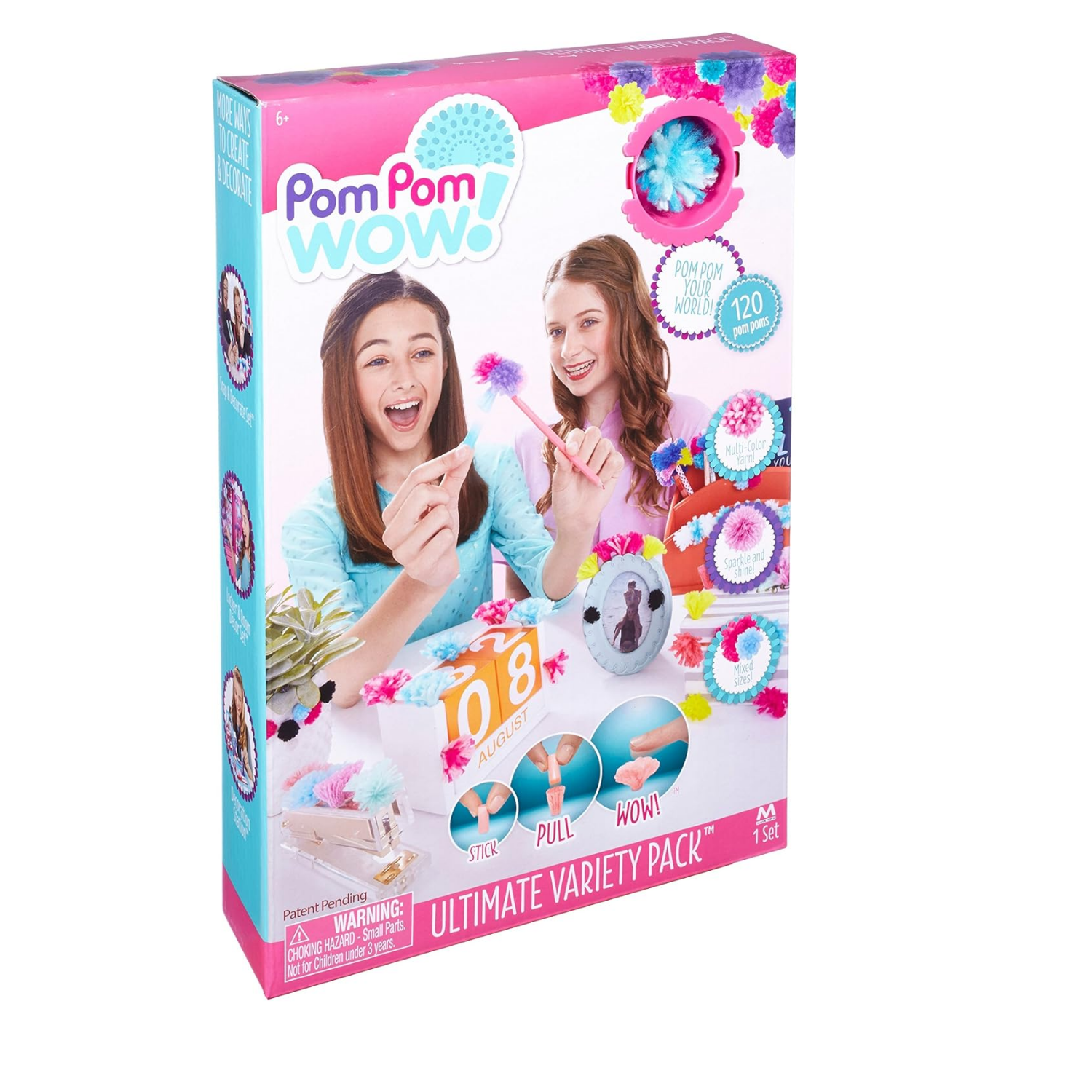Pom Pom Wow Ultimate Variety Pack 120 Pom 135 Dots Kids Craft Kit Play