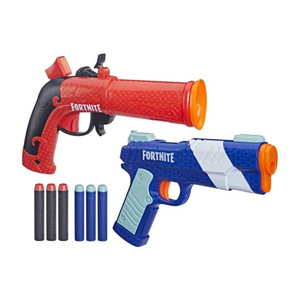 Nerf Fortnite Dual Pack includes 2 Fortnite Blasters 6 Nerf Elite Darts Toy Gun