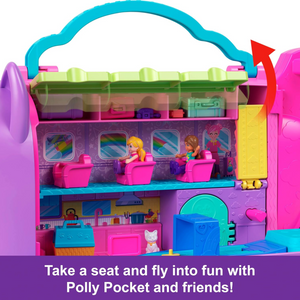 ​Polly Pocket Kitty Airways Airplane Playset New Toy Plane Gift