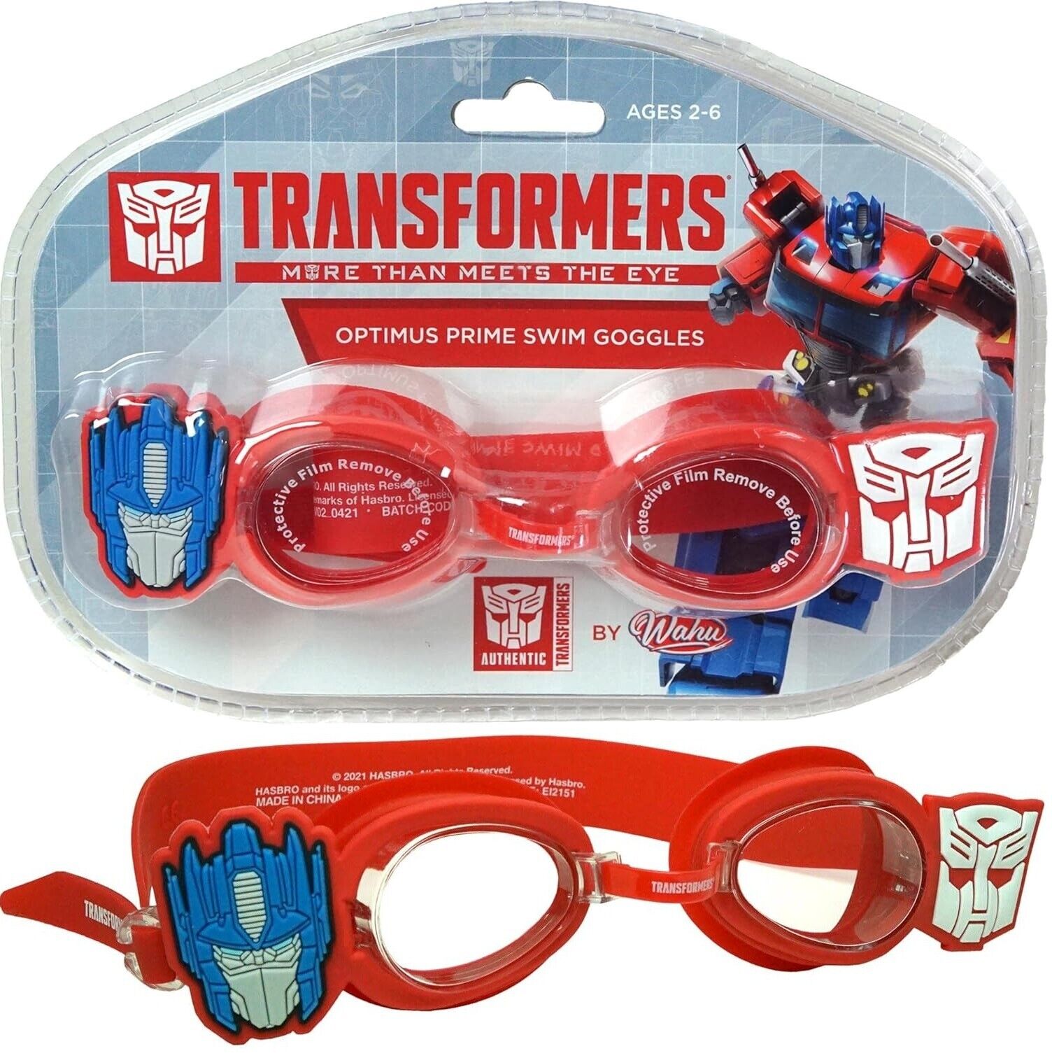 Wahu Swim Googles Transformers Frozen Mickey Mouse Little Pony Barbie Bluey