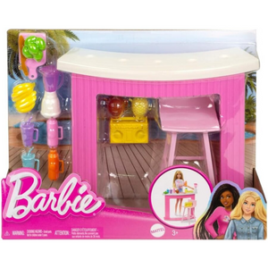 Barbie Story Starter Smoothie Bar Doll House Furniture Playset Accessories