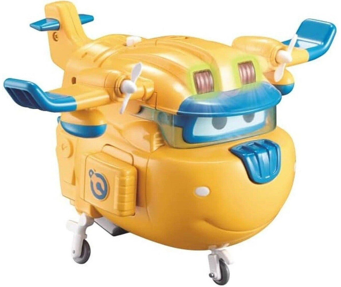 Super Wings Donnie 6 Inch Deluxe Transforming Super Charged Jett Airplane Toy