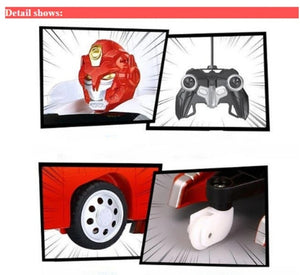 MZ Transforming Toy Bus 2372P RC IR Remote Control Robot Car Race Racing Robot