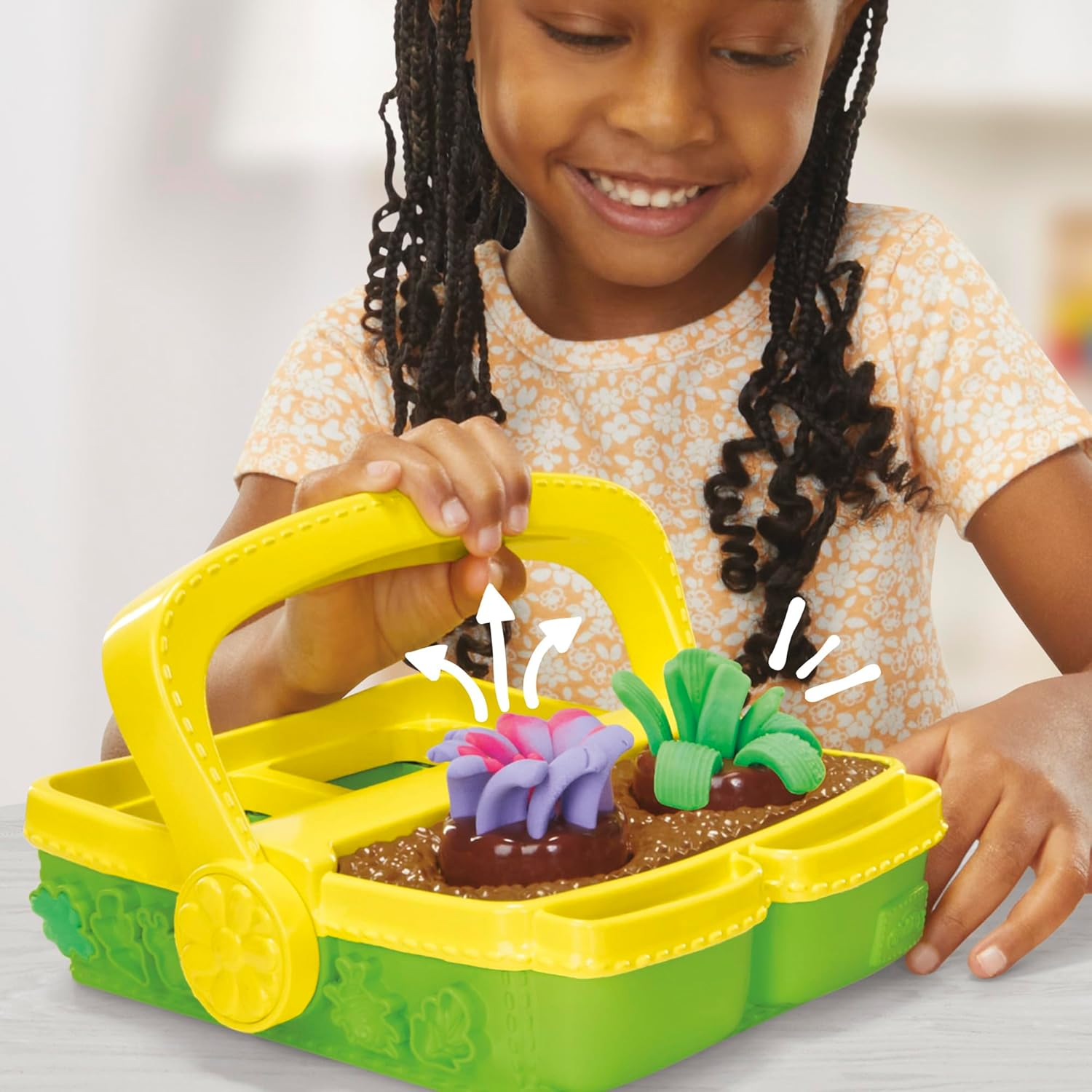 Play-Doh Blooming Flower Garden Toy Playset Nature Pretend Play New Toy