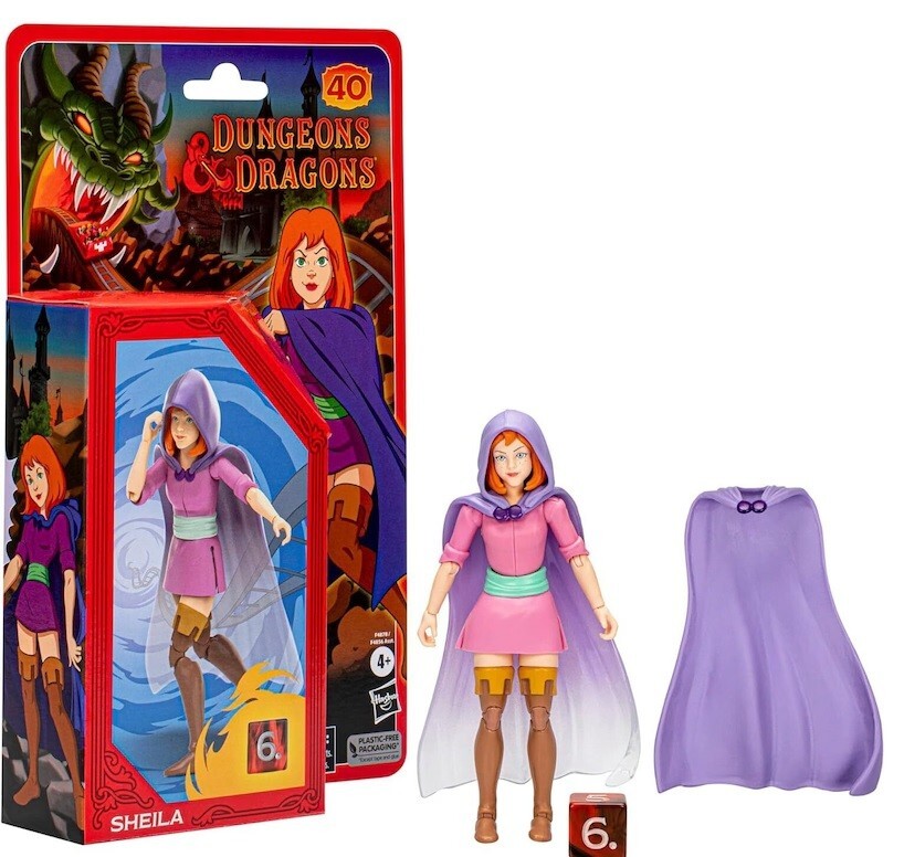 Dungeons and Dragons Action Figure 6 Inch Eric Presto Sheila Video Game Cartoon