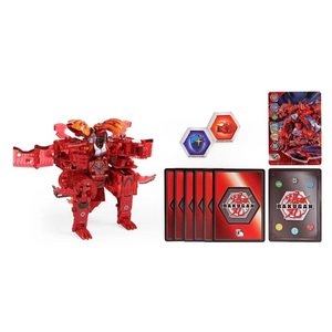 BAKUGAN GeoForge Dragonoid 7-in-1 Includes Exclusive True Metal Battle Cards Fun