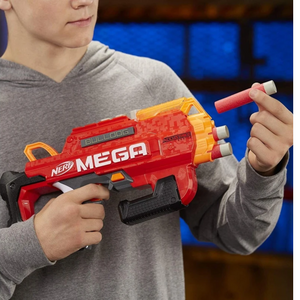 NERF AccuStrike Mega Bulldog Blaster Ages 8+ Toy Fire Gun Play Target Darts Gift