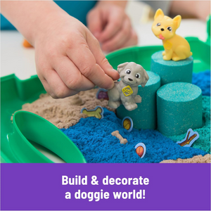 Kinetic Sand Diggin Dog Park Set 680g Play Sand 3 Tools Creative Sensory Toy Kid