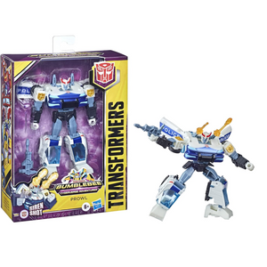 Transformers Bumblebee Cyberverse Prowl 5 Inch Deluxe Robot Car Siren Attack Toy