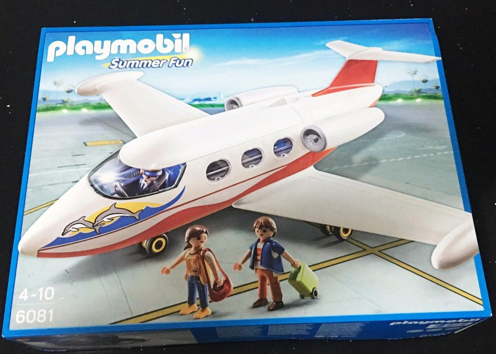 Playmobil 6081 Summer Fun Jet Playset Ages 4+ New Toy Plane Aeroplane Fly Play