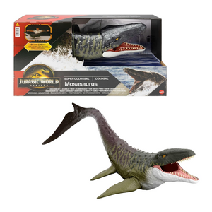 Jurassic World Rebirth Super Colossal Mosasaurus Swallow Action Dinosaur Play