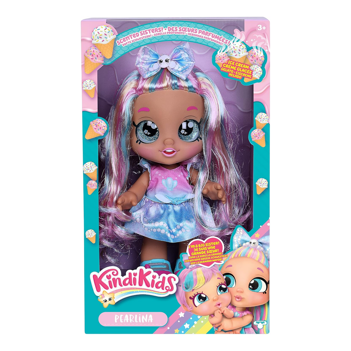 Kindi Kids Scented Big Sister Pearlina Preschool Doll New toy