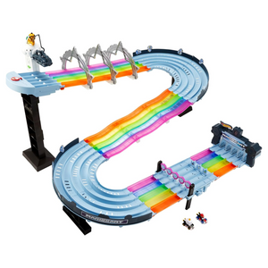 Hot Wheels Mario Kart Rainbow Road Raceway 8-Foot Track Lights and Sounds