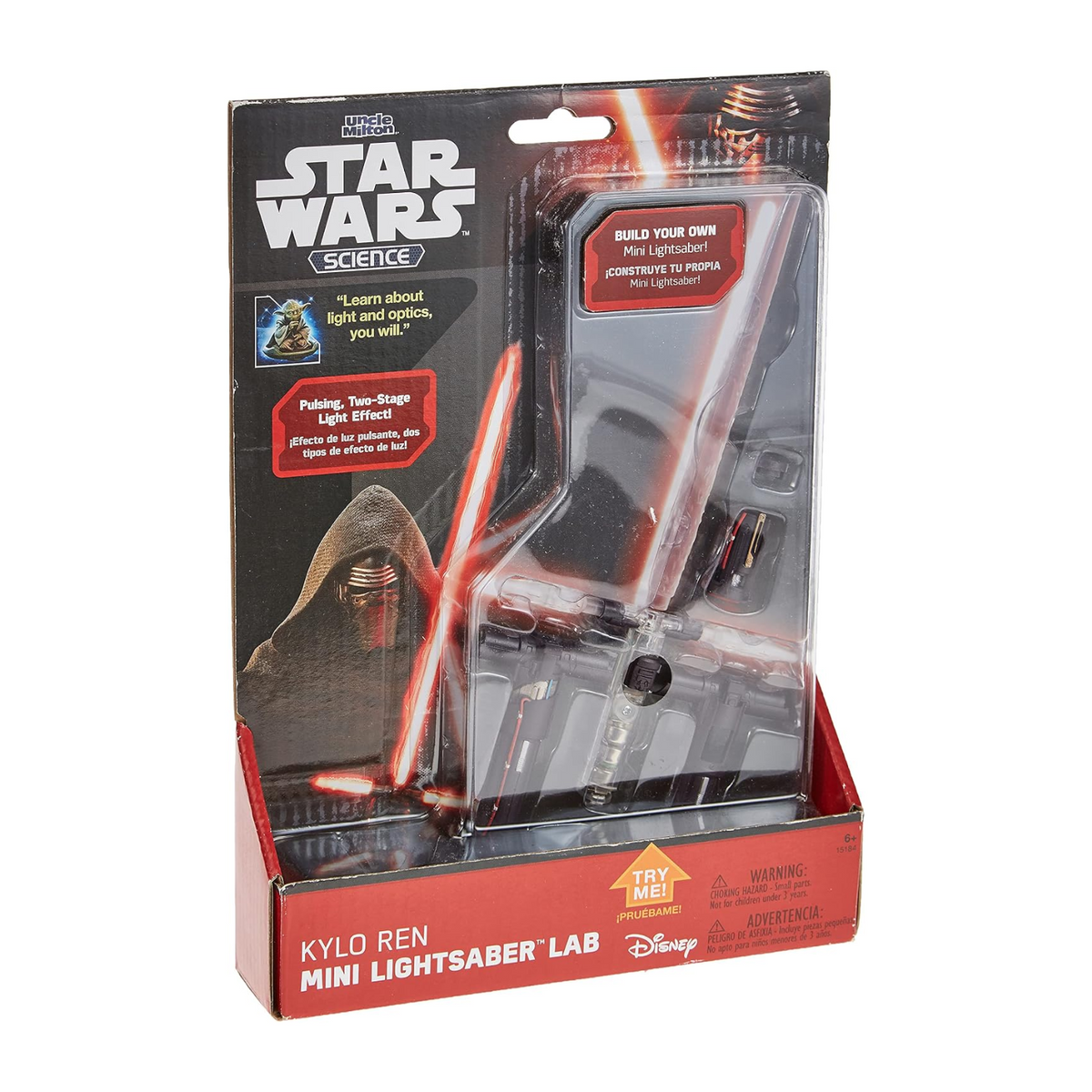 Uncle Milton Kylo Ren 18 CM Mini Build Your Own Small Lightsaber Lab New Toy