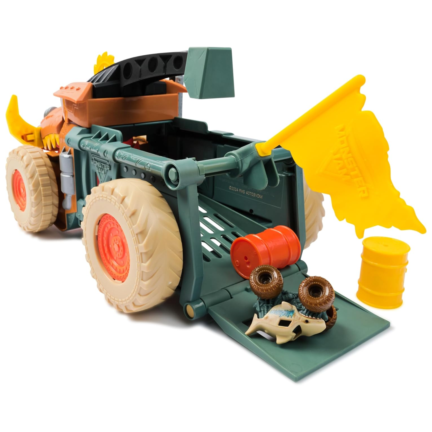 Monster Jam Megalodon Mad Hog Chomper Monster Truck and Mini Jam