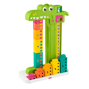 Fisher-Price Adding Alligator Counting Activity Preschool Learning Toy 10 Block