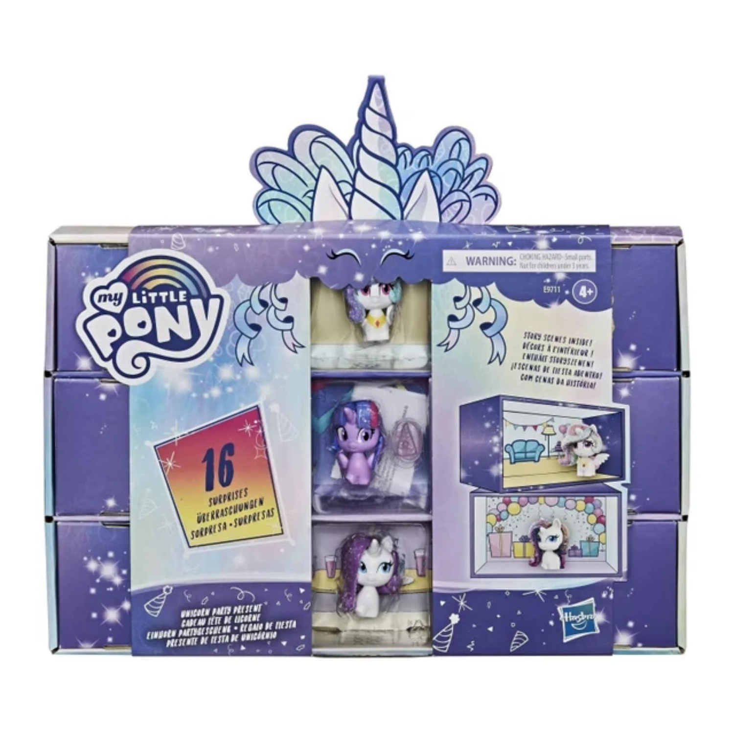 Hasbro My Little Pony Unicorn Party Mini Figure 12-Pack